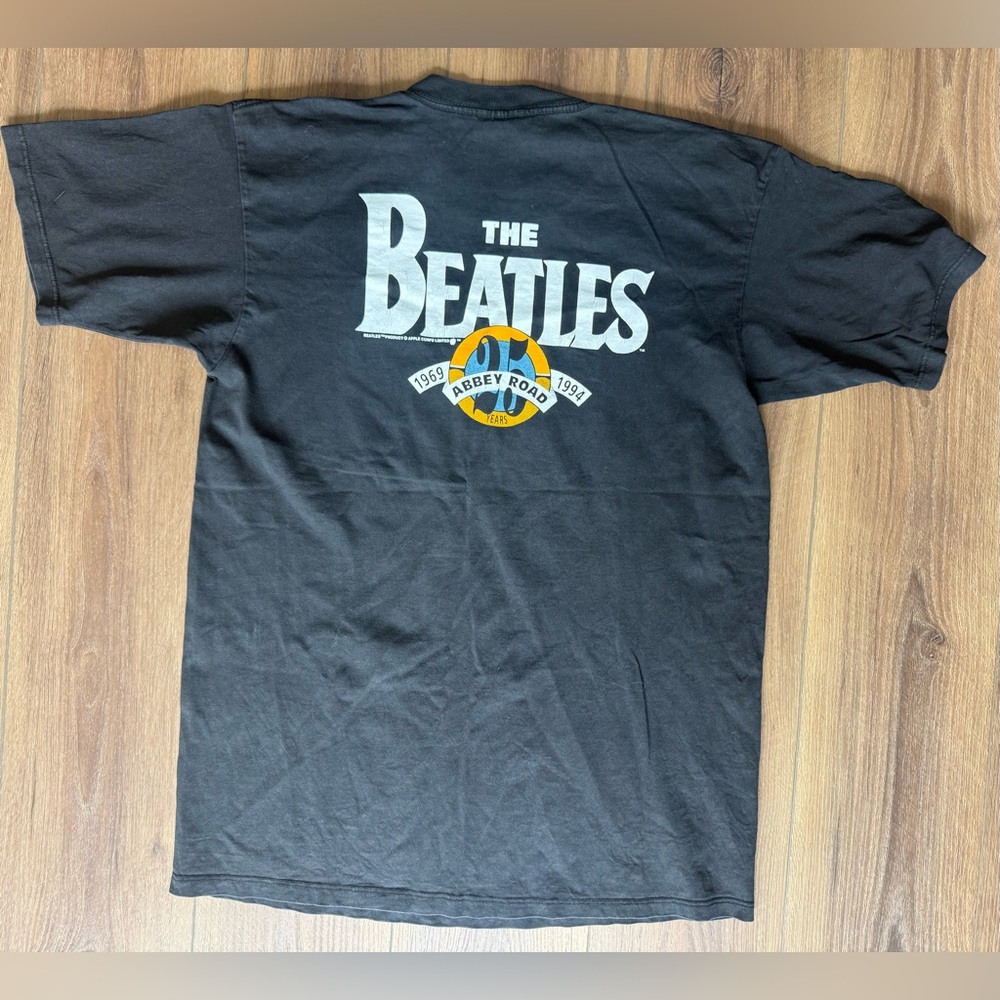 The Beatles Abbey Road 25 Year Anniversary 1994 Double Sided Made In USA Large - Picture 5 of 6